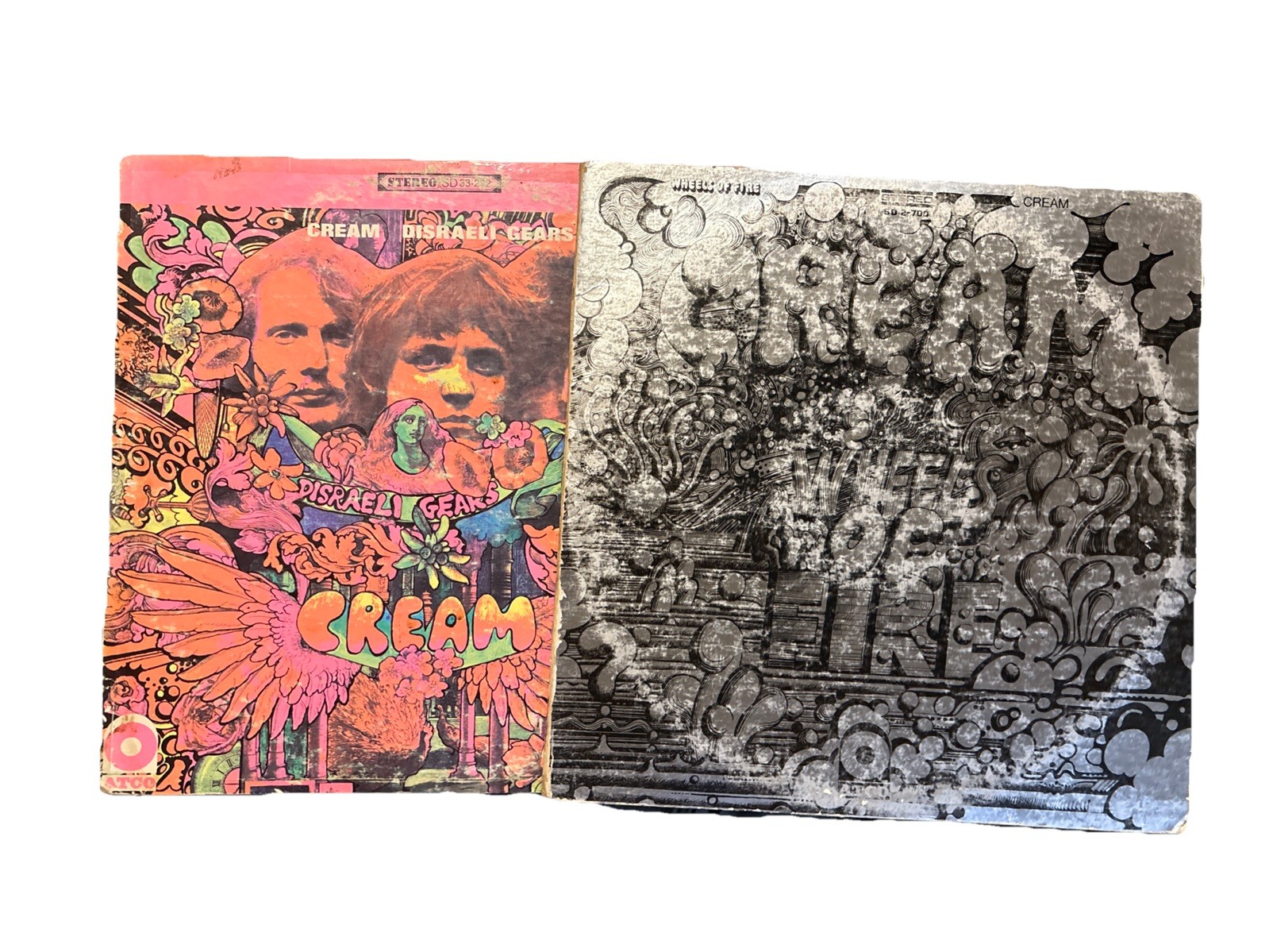 Cream – Bundle vinyl LP SD Disraeli Gears / Wheels of Fire Rare Vintage