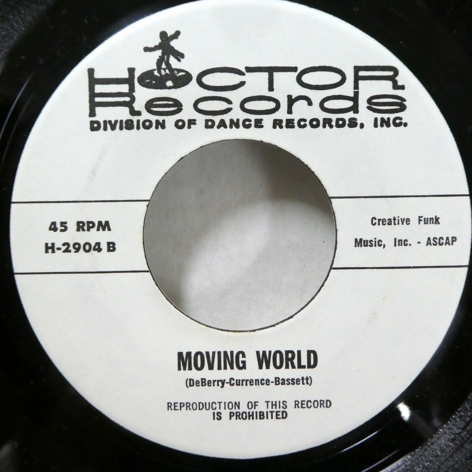 unknown artists 45 MOVING ON / GET IT ON Hoctor FUNK Breaks Gt 392