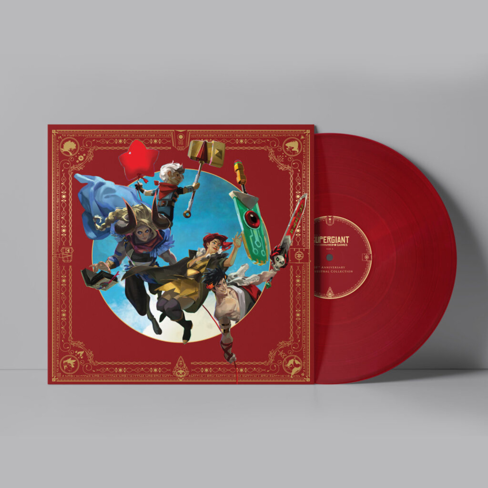 Iam8bit Songs Of Supergiant Games 10th Anniversary Collection Red Vinyl LP New