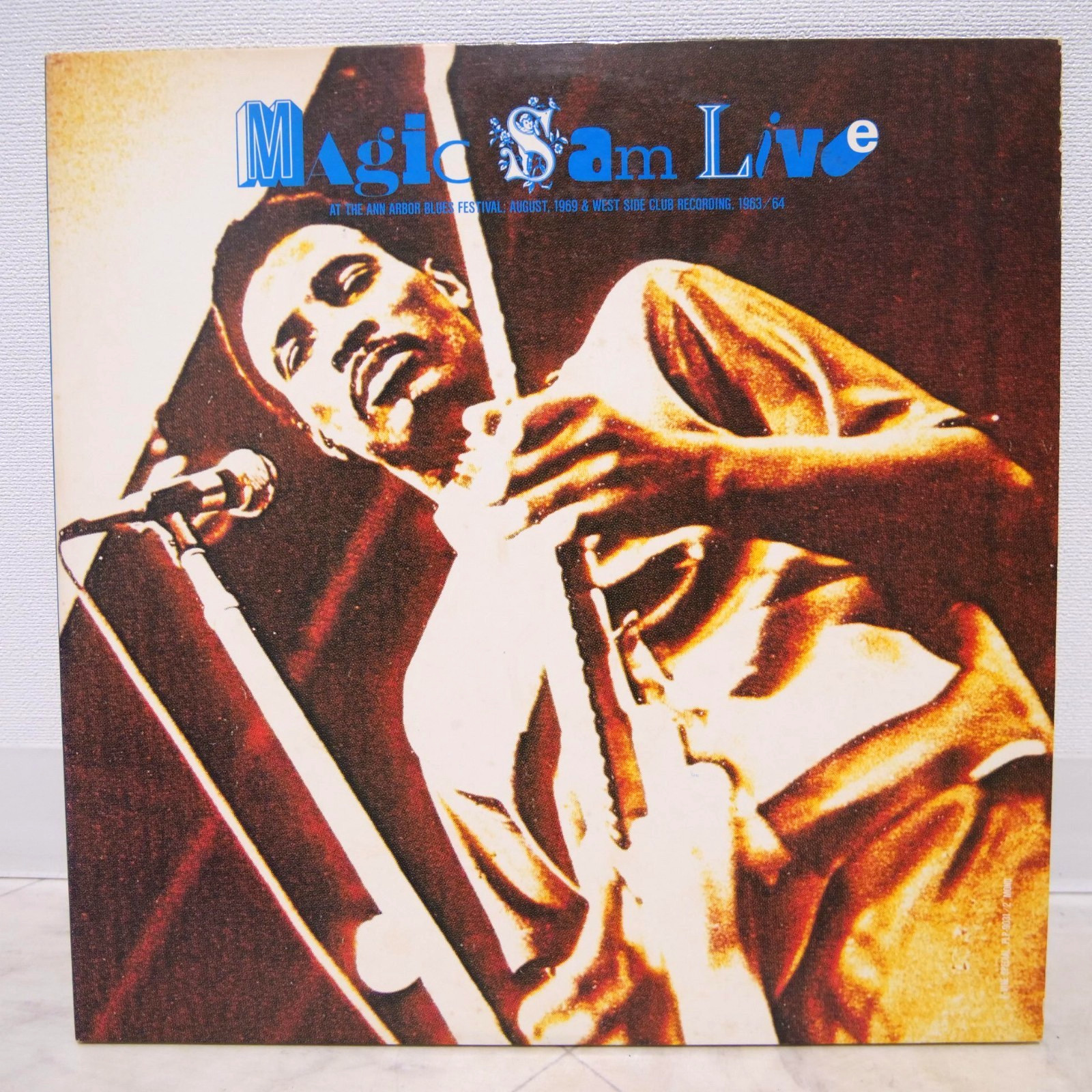 MAGIC SAM / LIVE JAPAN ISSUE DOUBLE LP W/INSERT