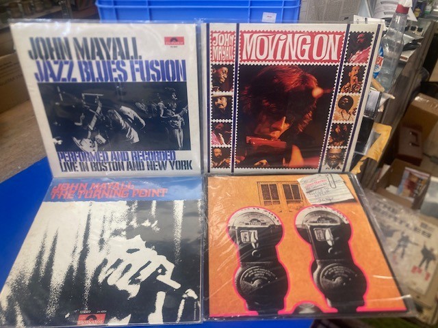 John Mayall 4 Lp lot – Moving On, Turning Point, Jazz Blues Fusion, Notice To