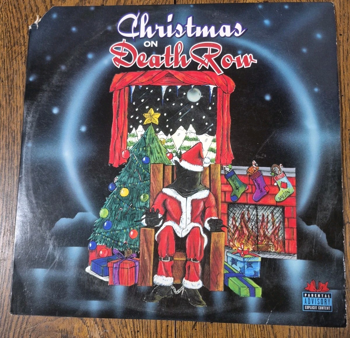 Christmas On Death Row LP Vinyl 1996 OG Snoop Dogg Nate Dogg Pound Record.