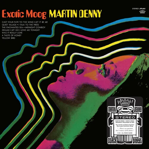 MARTIN DENNY “Exotic Moog” Vinyl LP SEALED Jackpot Records