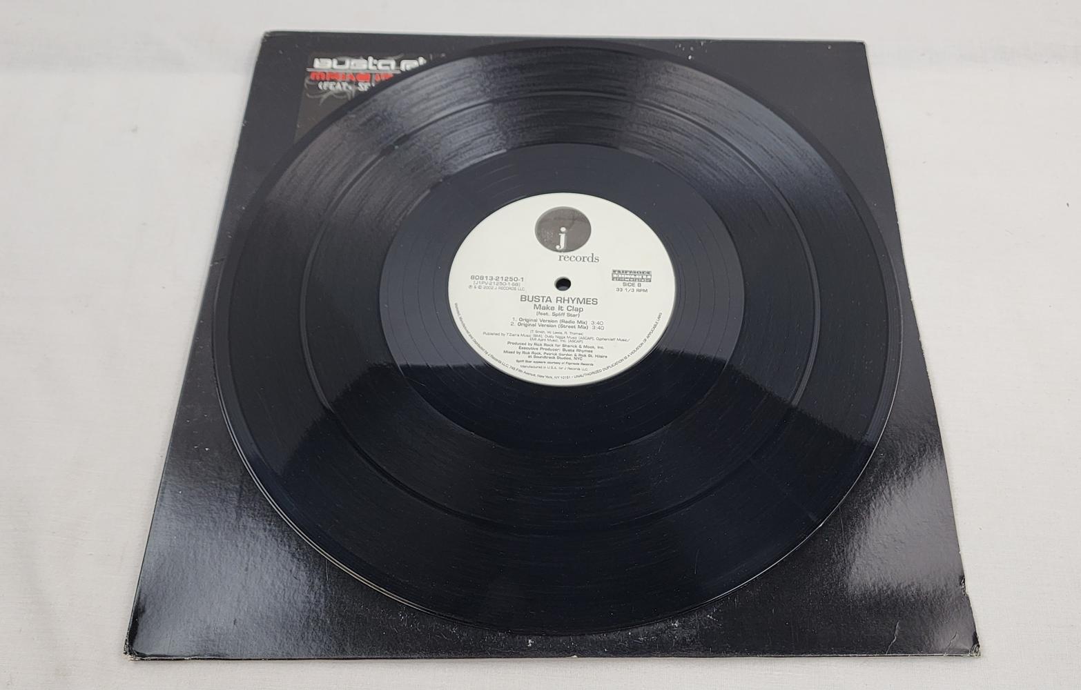 Busta Rhymes Make It Clap Vinyl Record – J Records