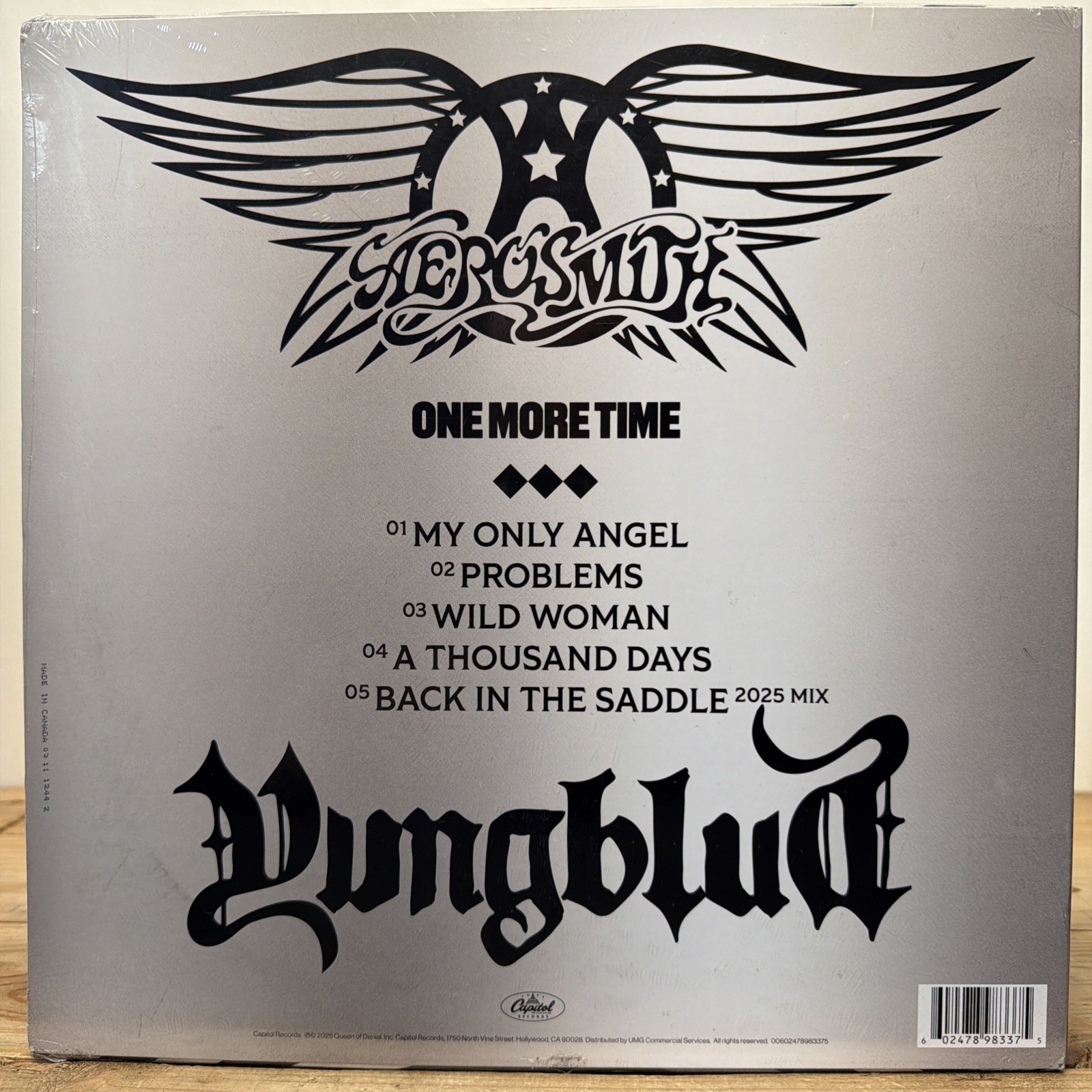 Yungblud &+ Aerosmith One More Time Silver Vinyl NEW Sealed Limited Edition