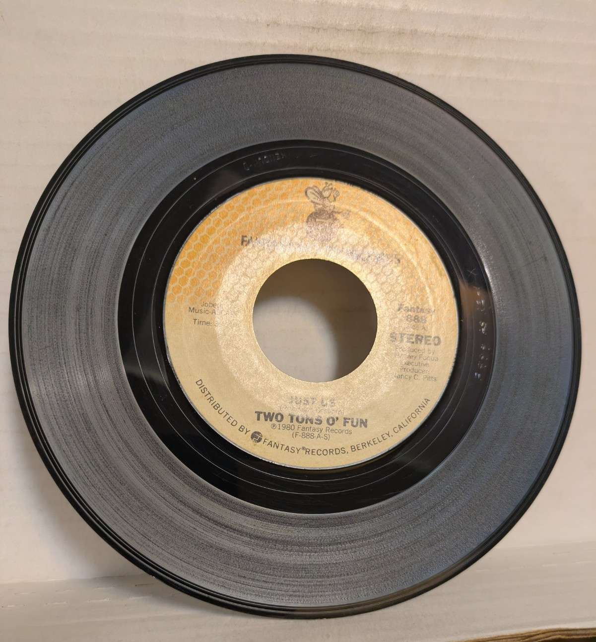 45 ~Two Tons O’ Fun: “Just Us / I got the feeling” 1980 (EX)