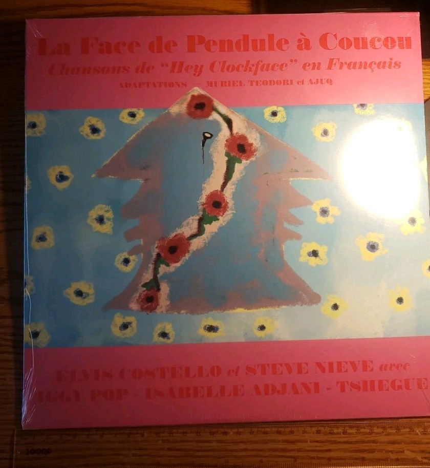 ELVIS COSTELLO – La Face de Pendule A Coucou / SEALED 2021 Vinyl EP : IGGY POP