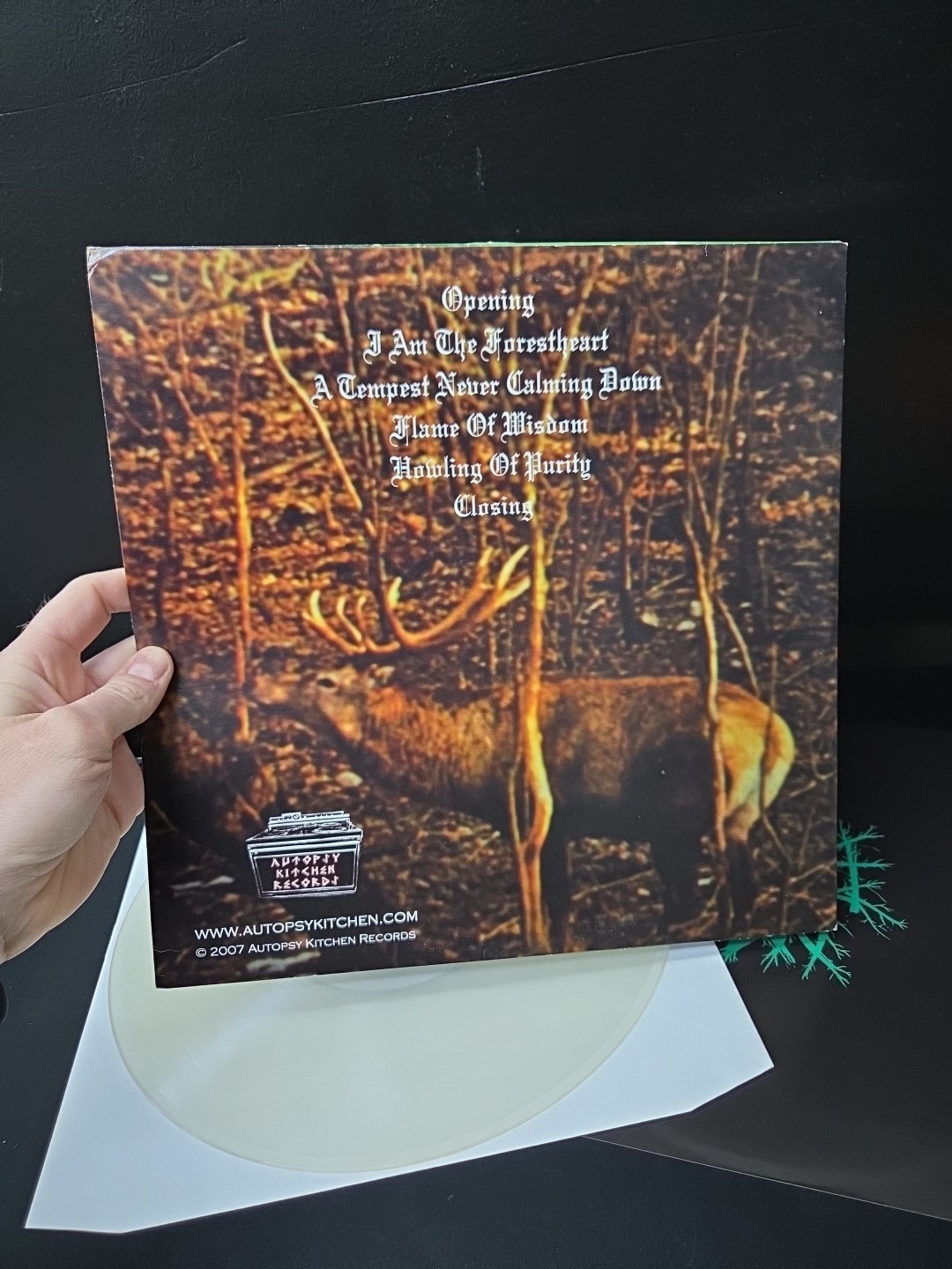 Marblebog Forestheart Lp Clear Vinyl 2007 1st Press W/Insert EX/NM Wax RARE