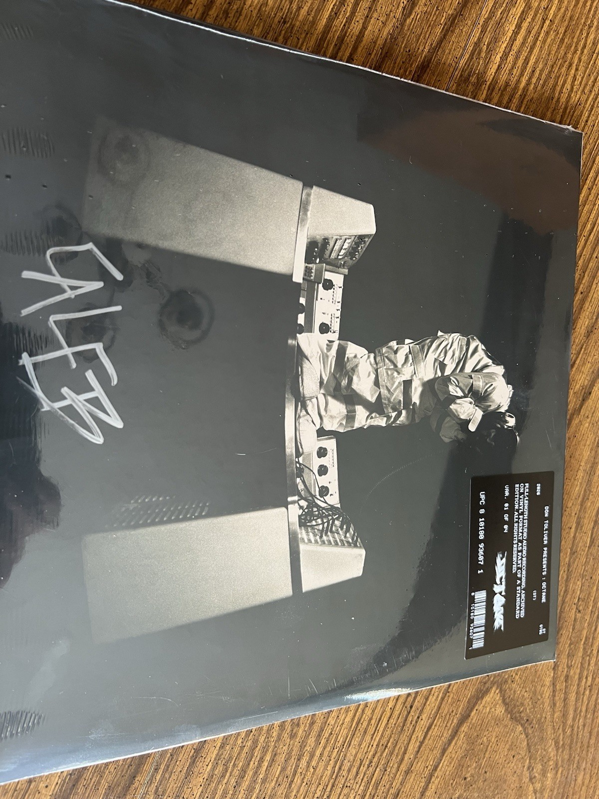 DON TOLIVER Octane SIGNED Cover 2LP Real Name Autographed Silver🫟 Black Vinyl