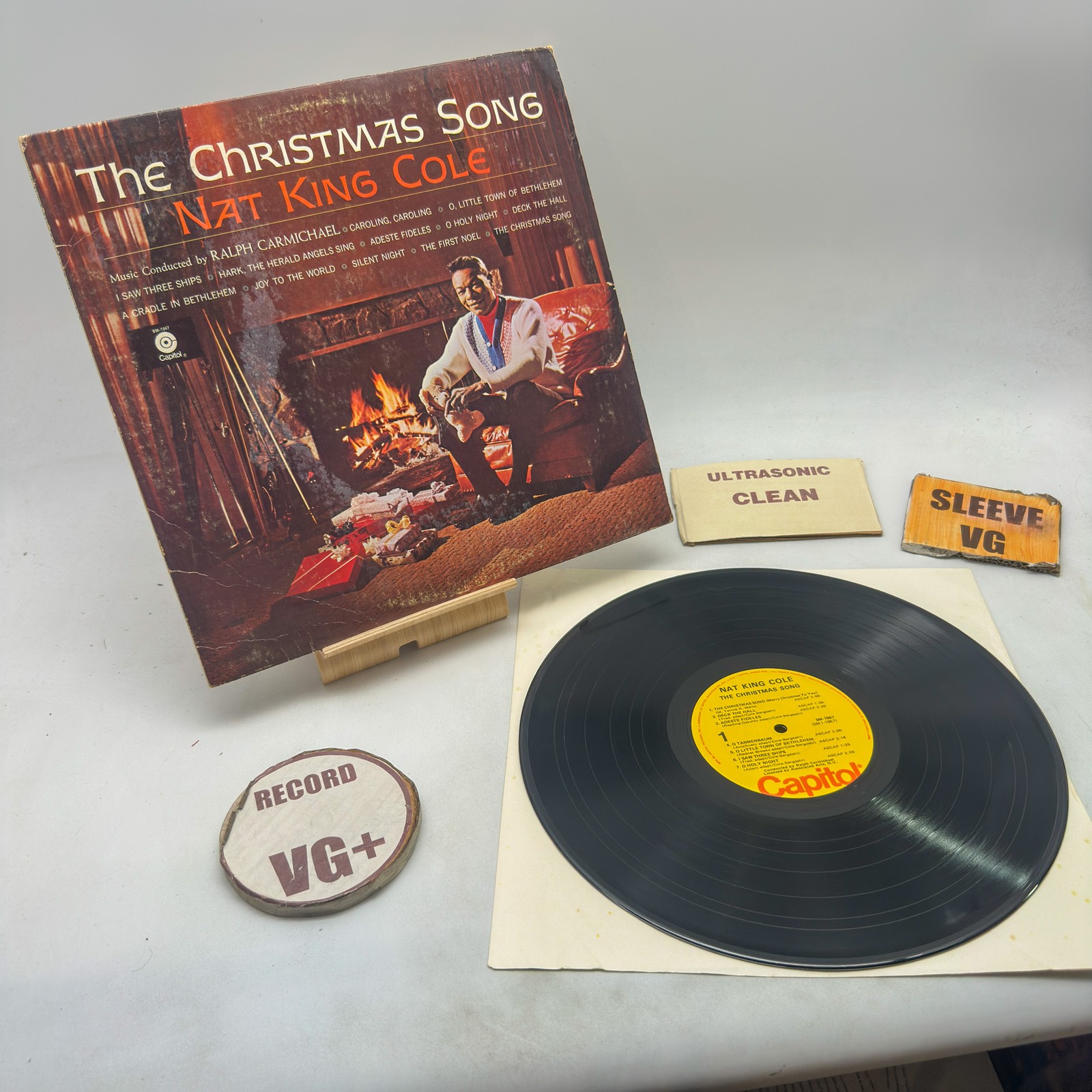 Nat King Cole – The Christmas Song VG+/VG 1976 Jacksonville Ultrasonic Clean