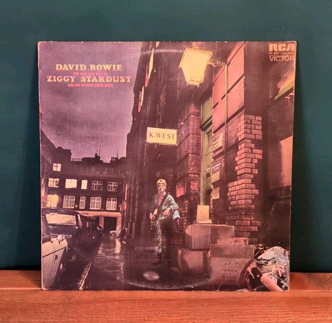 David Bowie Ziggy Stardust & The Spiders From Mars LP 1972 RCA SF 8287 6E/4E