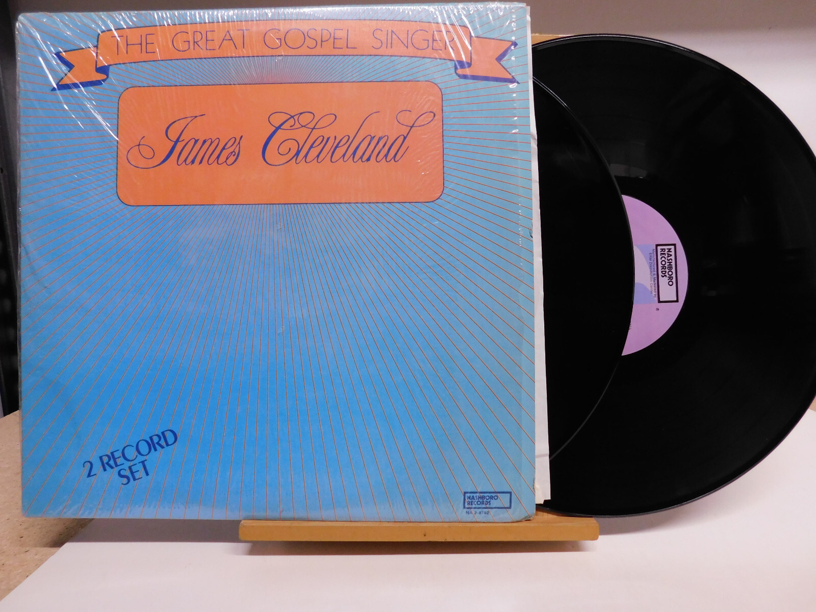 James Cleveland Detroit gospel 2 LP The Great Gospel Singer on Nashboro Records