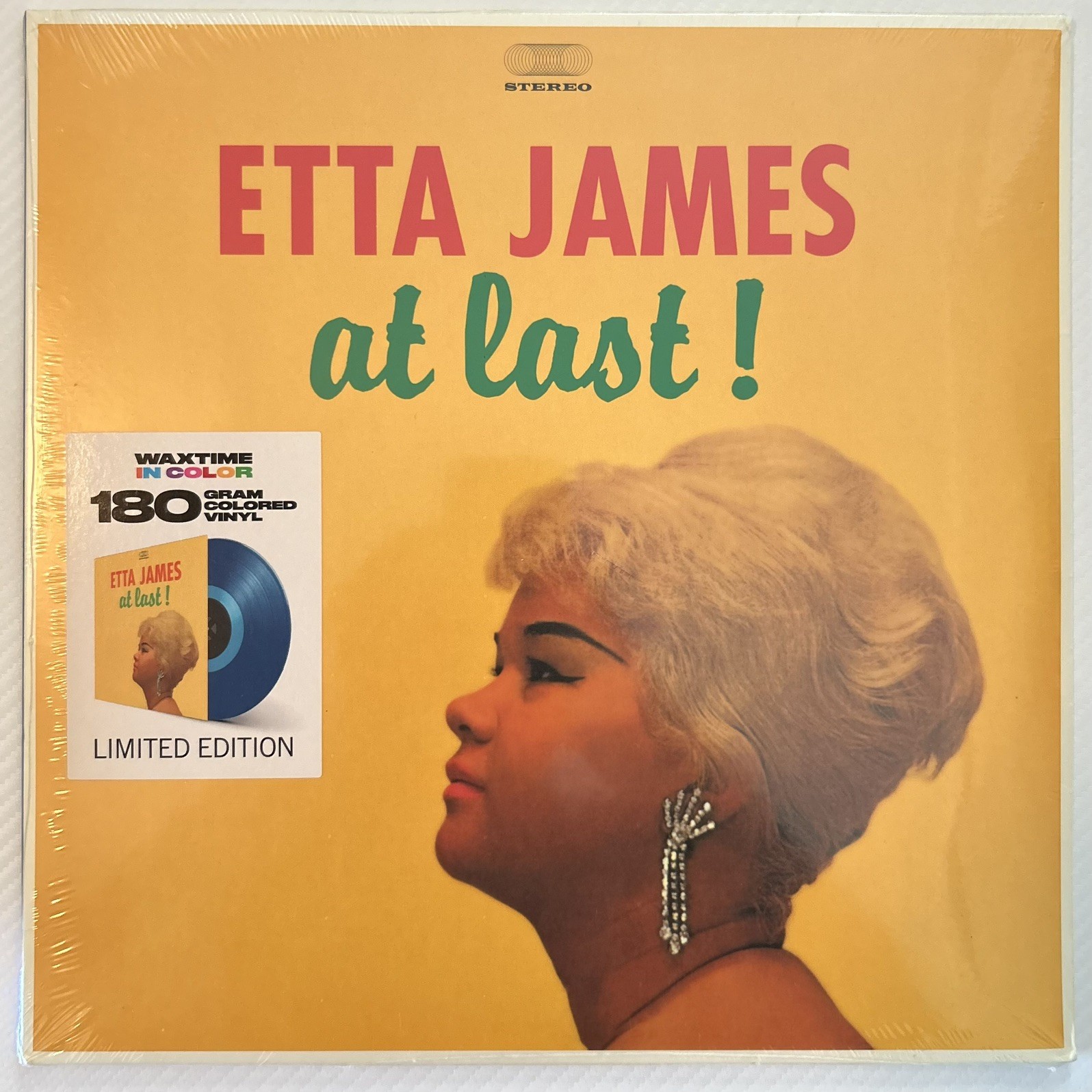 ETTA JAMES At Last! 2018 WAXTIME IN COLOR LTD Blue LP Vinyl Record BRAND NEW