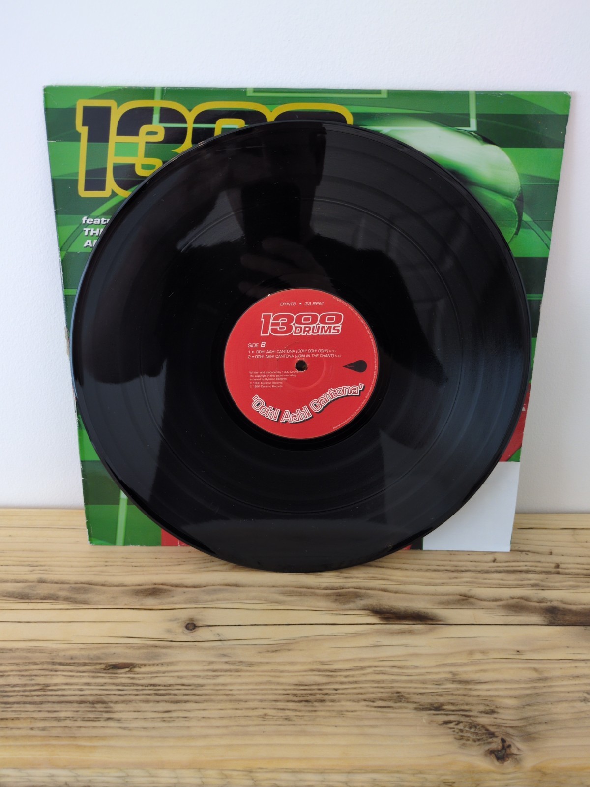 1300 Drums Ooh! Aah! Cantona 12″ Vinyl Record 1996 Dynamo DYNT5