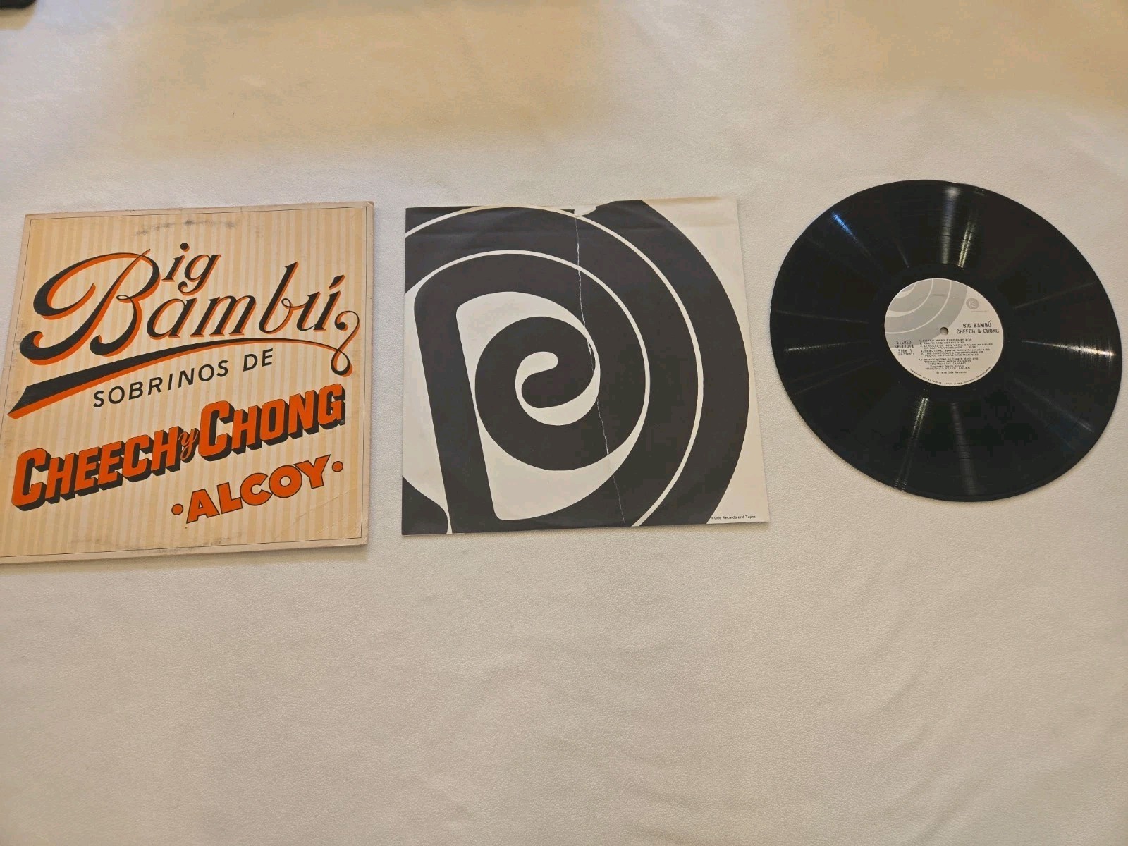 Cheech and Chong Big Bambu Vinyl LP Gatefold 1972 Ode Records SP 77014 VG+