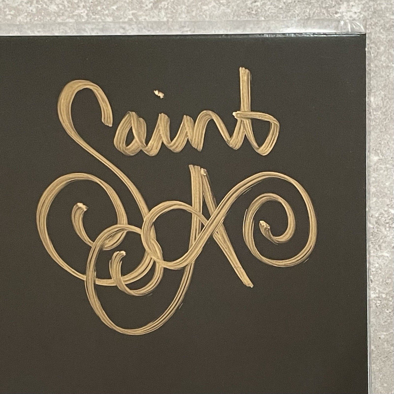 Saint Avangeline SIGNED Jacket /300 Inferno Hellfire Swirl Vinyl LP IN HAND