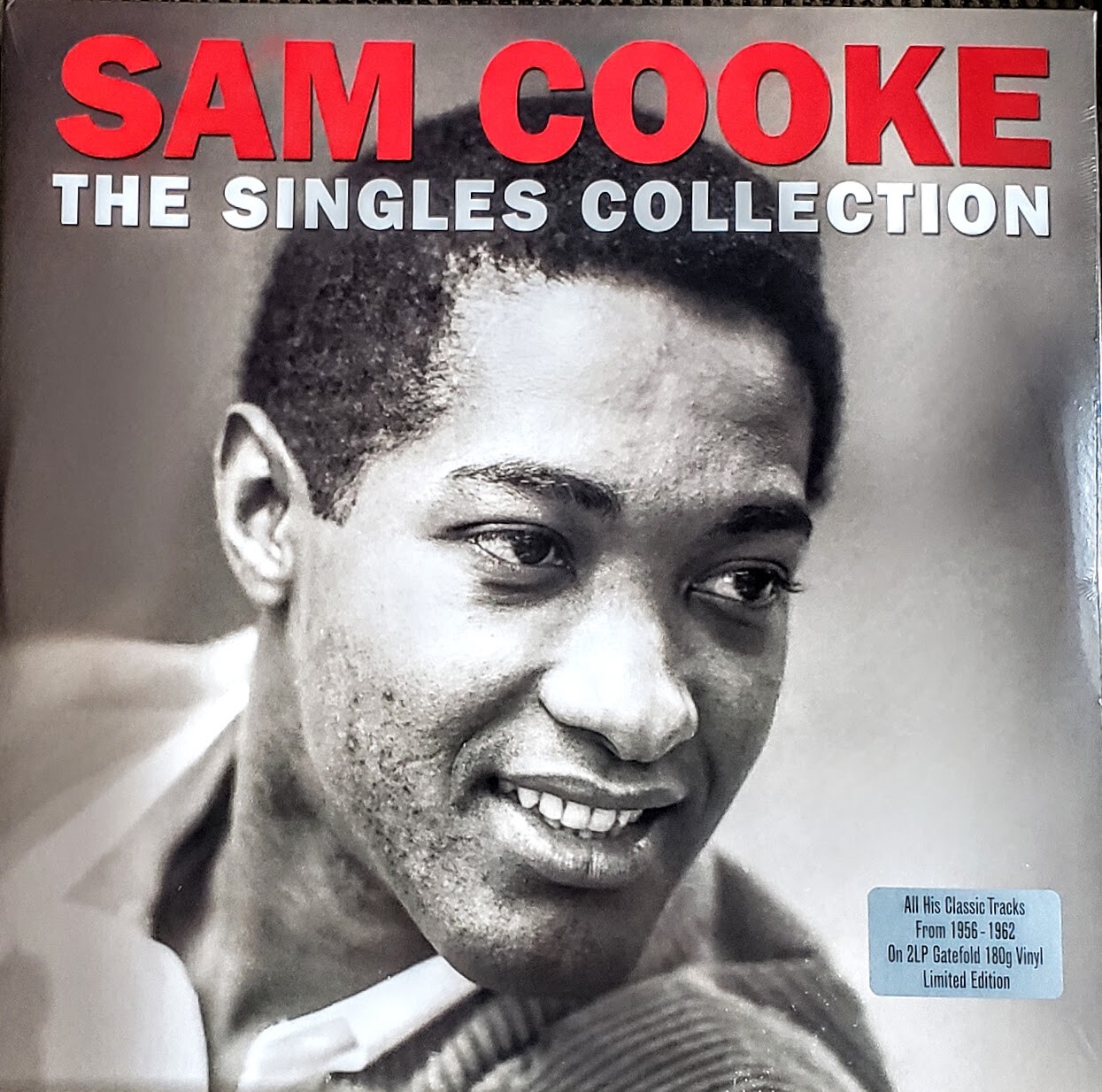 SAM COOKE THE SINGLES COLLECTION – 180 GRAM VINYL – 2 LP SET ” NEW, SEALED “