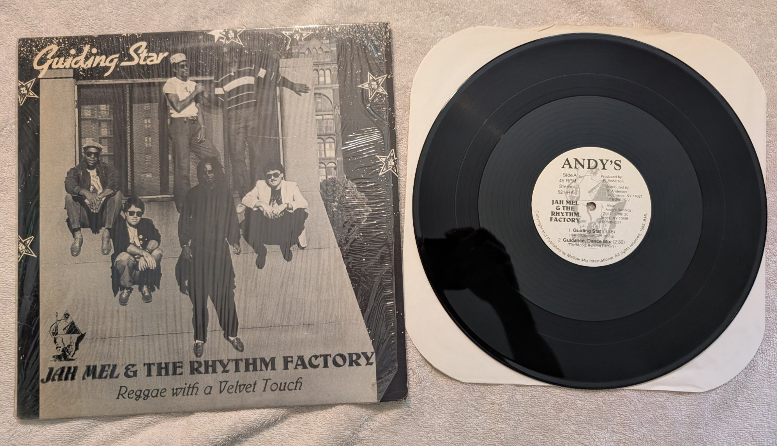 Jah Mel & the Rhythm Factory Guiding Star 12″ Record Shrink