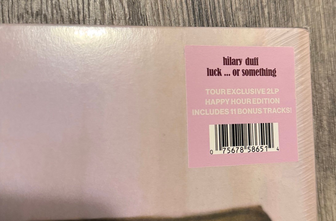 HILARY DUFF – Vinyl Luck… Or Something 2026 Tour Exclusive Vinyl 2-LP * NEW *