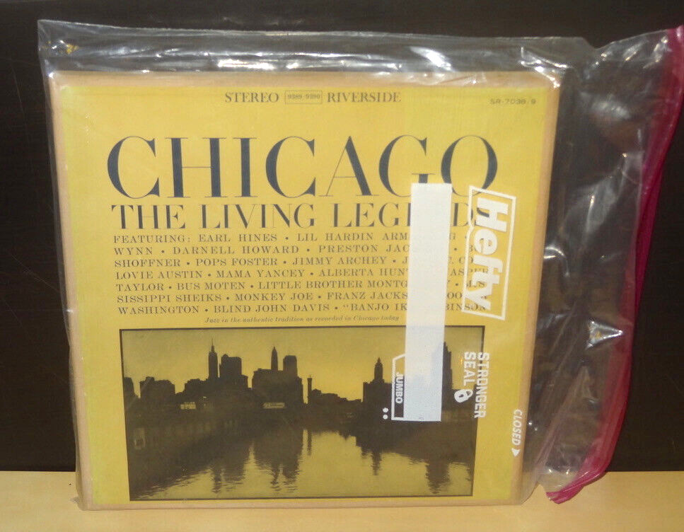CHICAGO BLUES LIVING LEGENDS 2LP BOX 1961 JAPAN RIVERSIDE SR 7038 OBI MUDDY KING