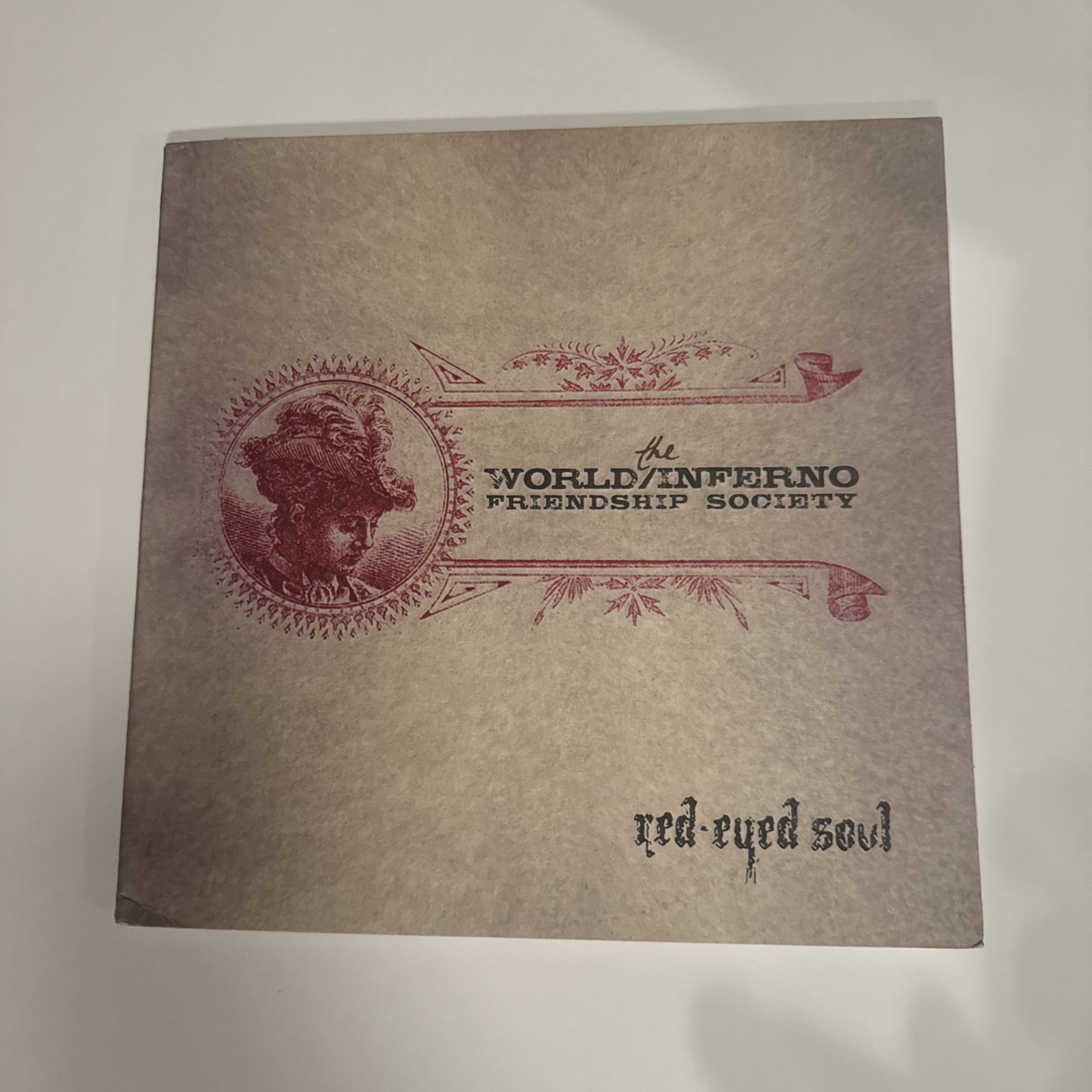 The World Inferno Friendship Society Red-Eyed Soul 2xLP 2006 BankShot! RED Vinyl