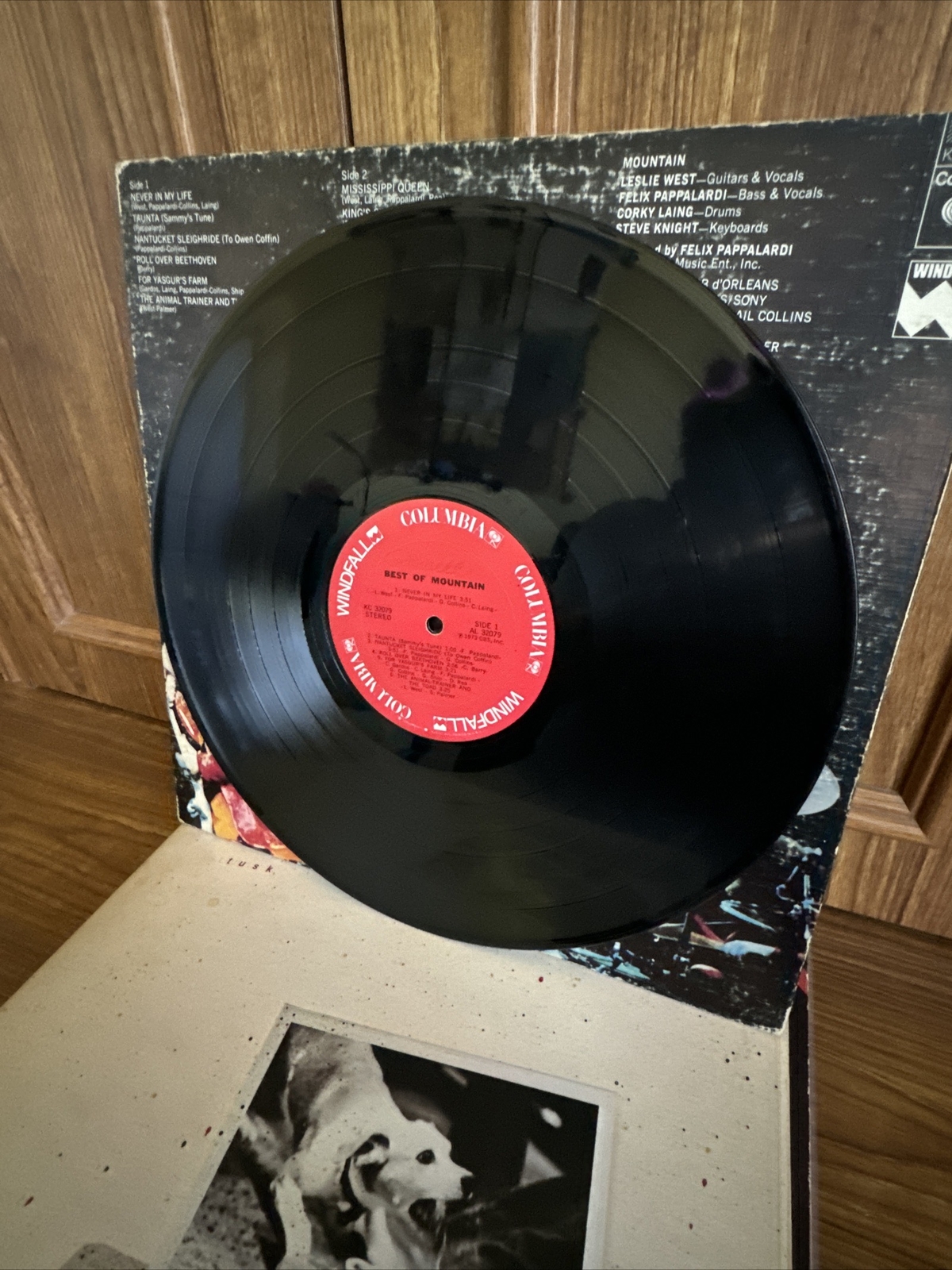 Mountain The Best Of Mountain LP Columbia/Windfall KC 32079 1973 1st PR VG+/VG