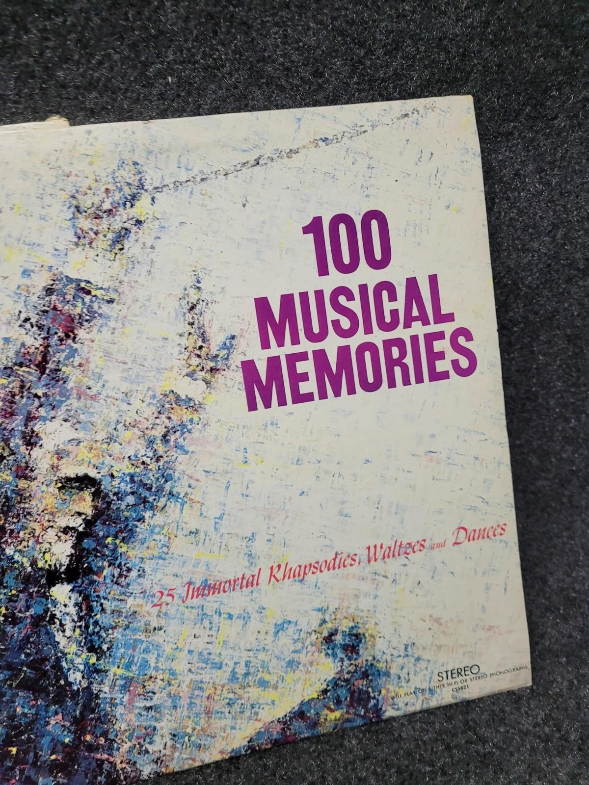 Vintage Various 100 Musical Memories 2xLP 12″ White Vinyl Columbia Classical