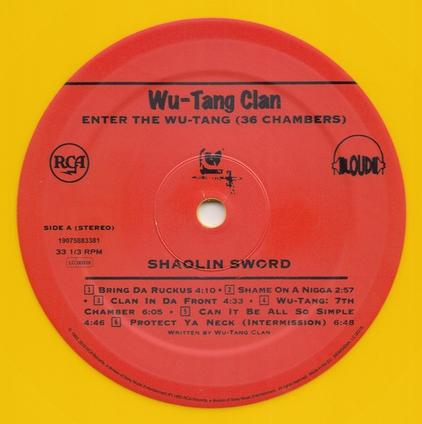 Wu-Tang Clan – Enter The Wu-Tang (36 Chambers) – HIP HOP *SEALED/COLOR*