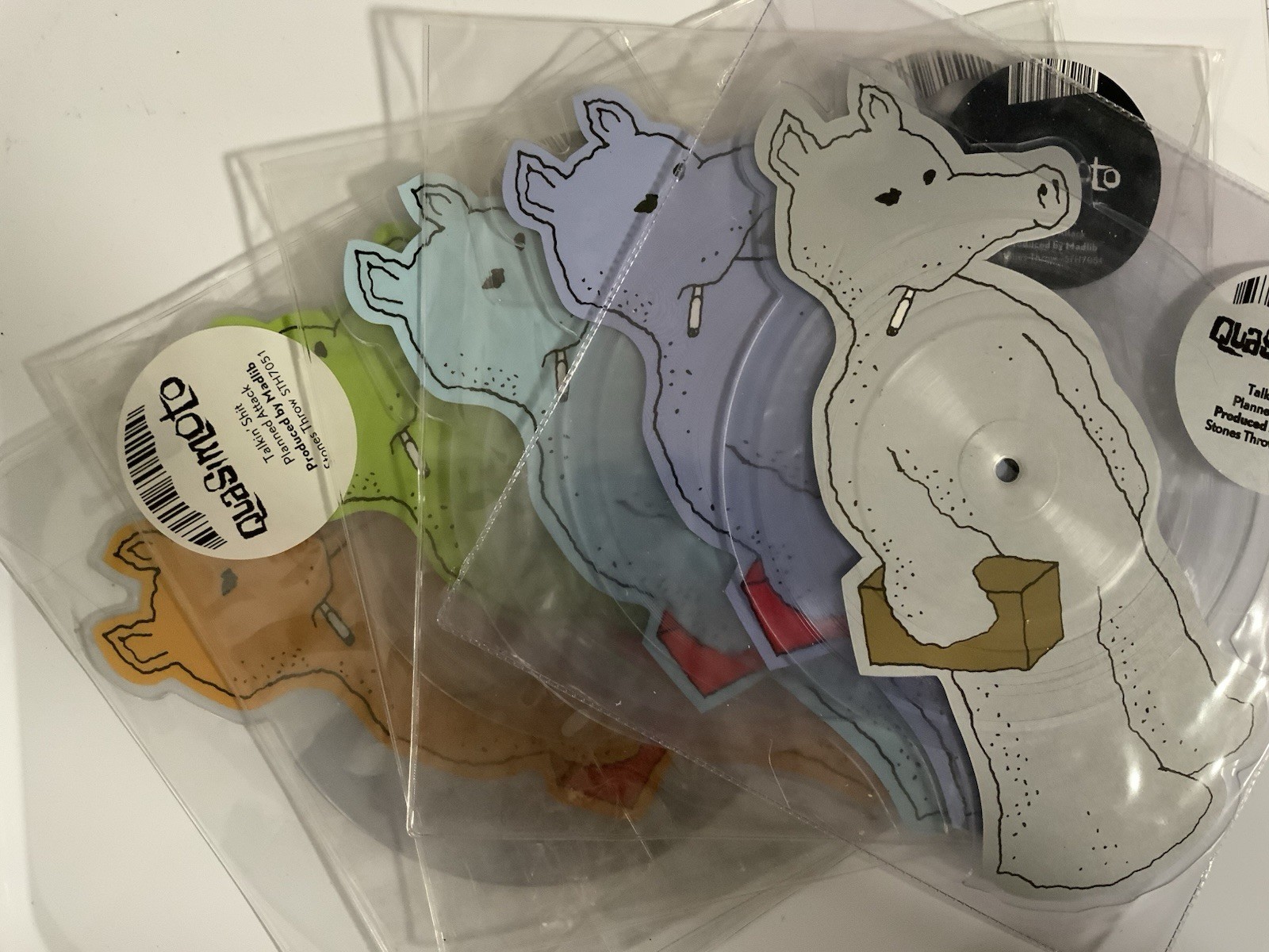 Quasimoto Talkin Shit Planned Attack – X-Ray Die Cut Picture Disc *ALL VERSIONS*