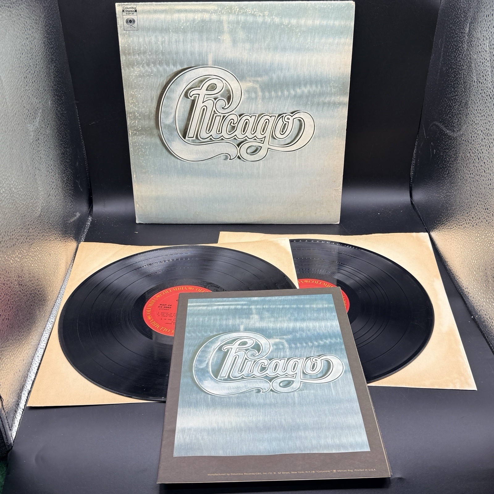 Chicago, Chicago 2 Vinyl LP (Columbia KGP 24) 1970 XSM- 151734 W/ POSTER