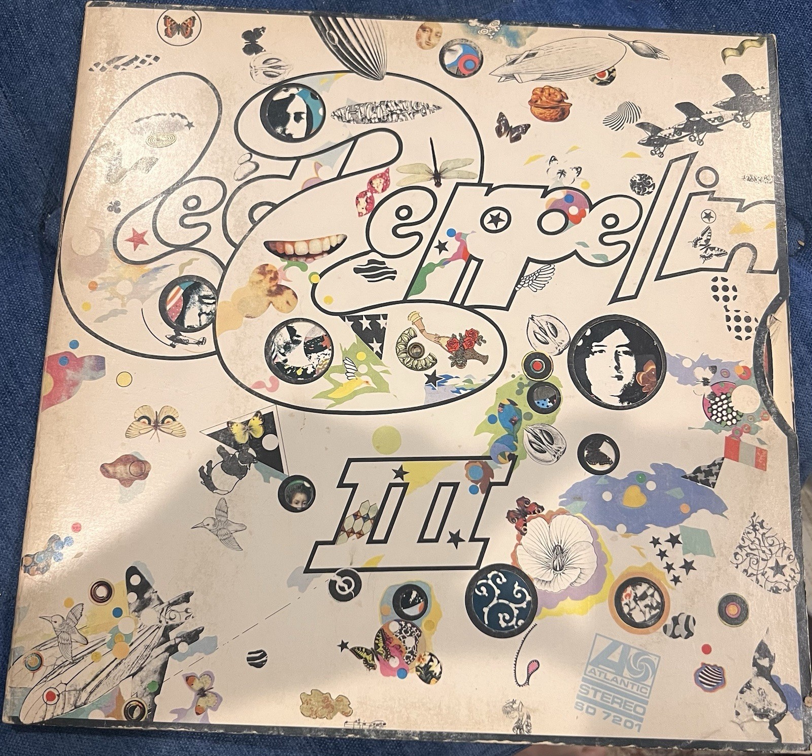 Led Zeppelin III SD 7201 RL Mastercraft “So Mote Be It” 1841 Broadway VG+/VG