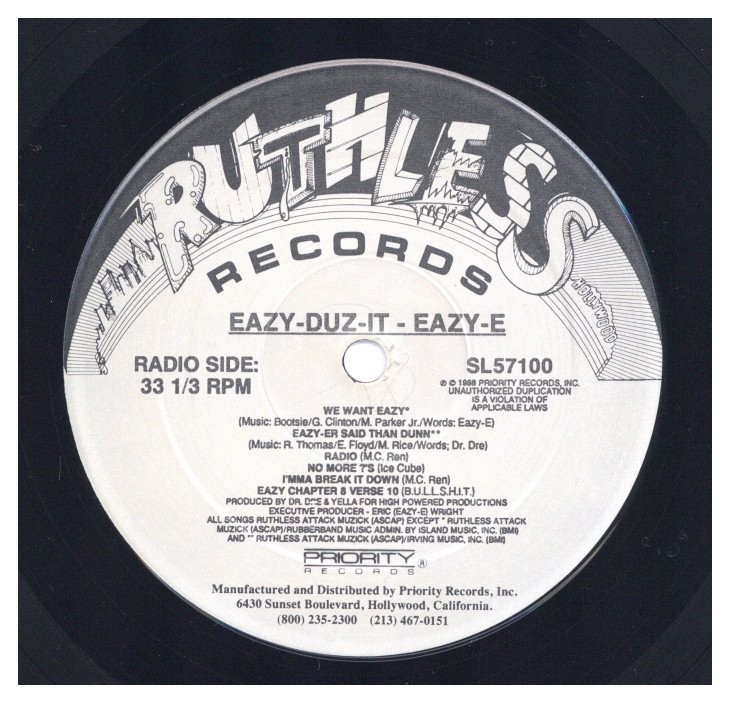Eazy-E – Eazy-Duz-It ’88 LP US ORG!NM-/NM-