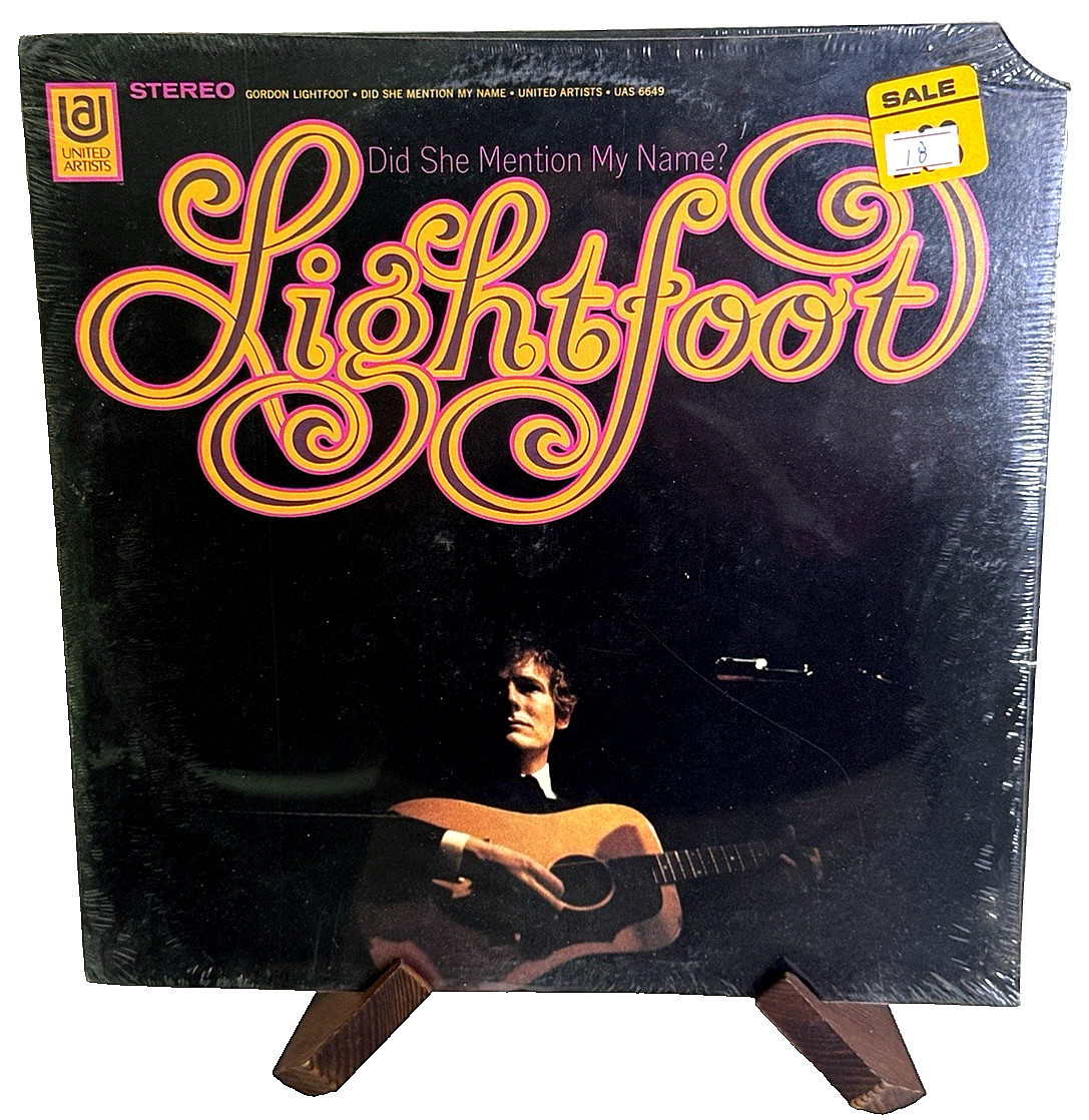 GORDON LIGHTFOOT, Did She Mention My Name USA New Sealed LP 1968 UAS 6649