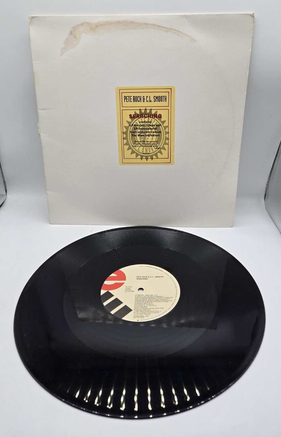 PETE ROCK & C.L. SMOOTH 12″ Searching Orig. hip hop random rap ED 5738