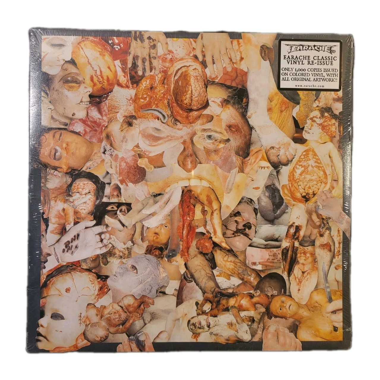 Carcass-Reek Of Putrefaction LP 2002 Reissue Ltd to 1000 copies New/Sealed color