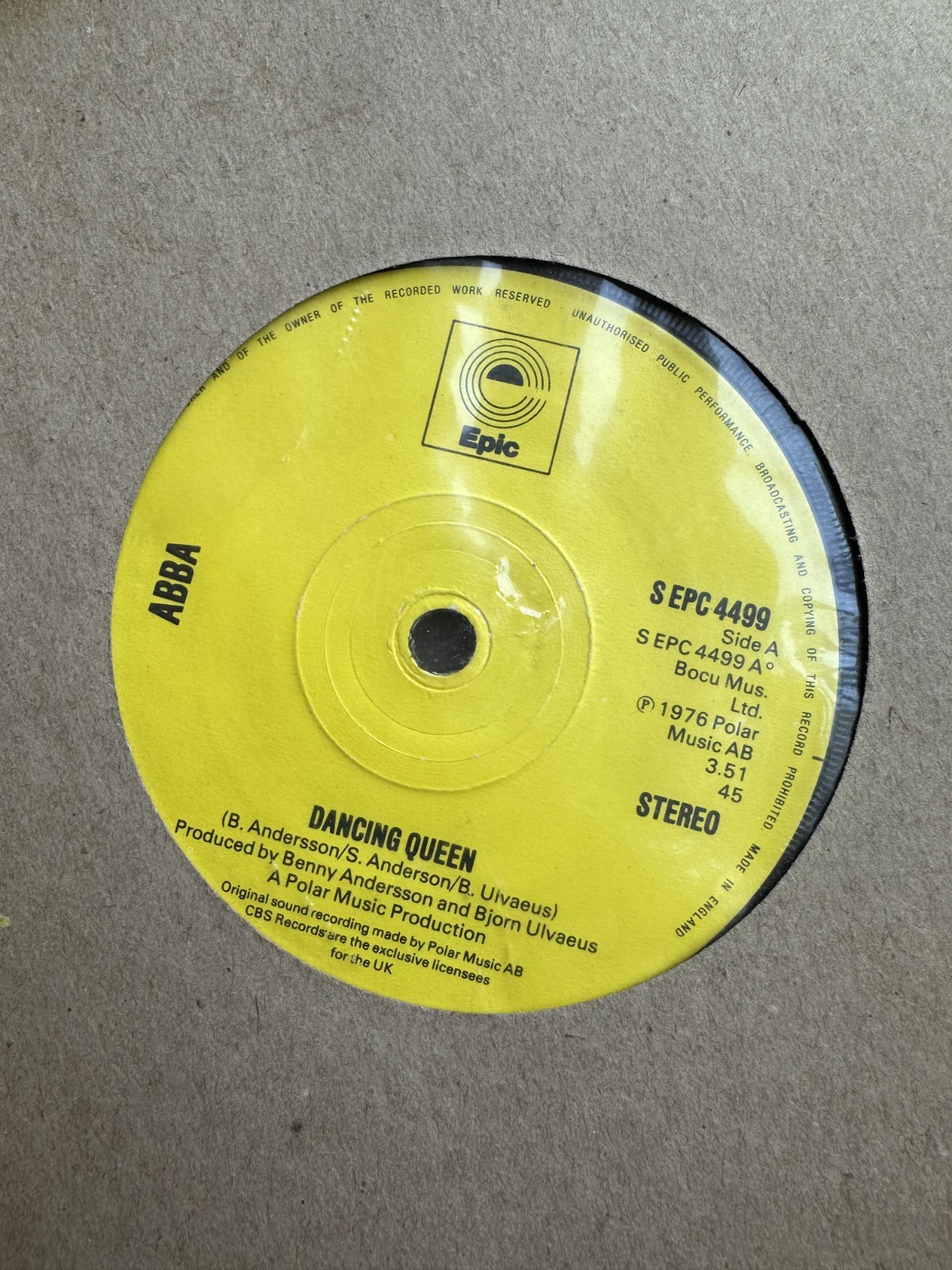 3 x ABBA LPs + Dancing Queen + Take A Chance on Me 7″s – vinyl record bundle