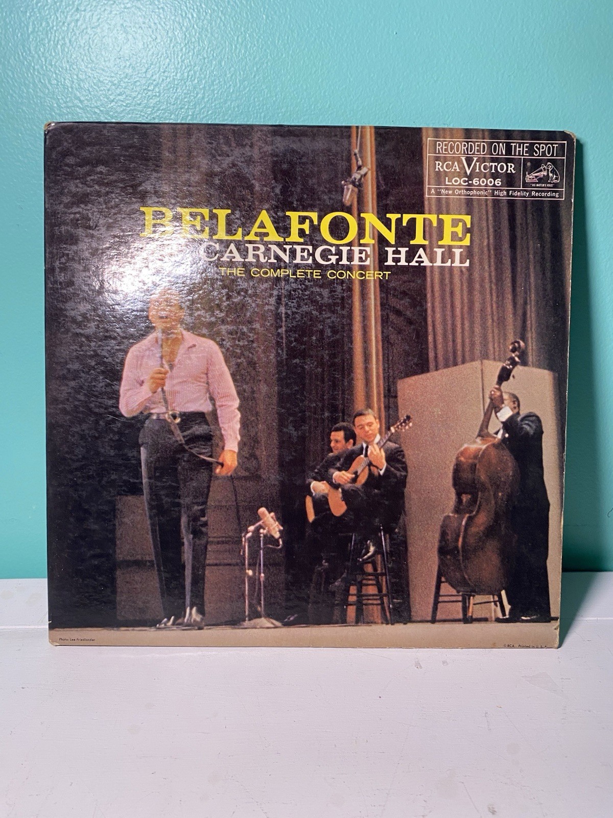 Harry Belafonte At Carnegie Hall Double LP Vinyl 1959