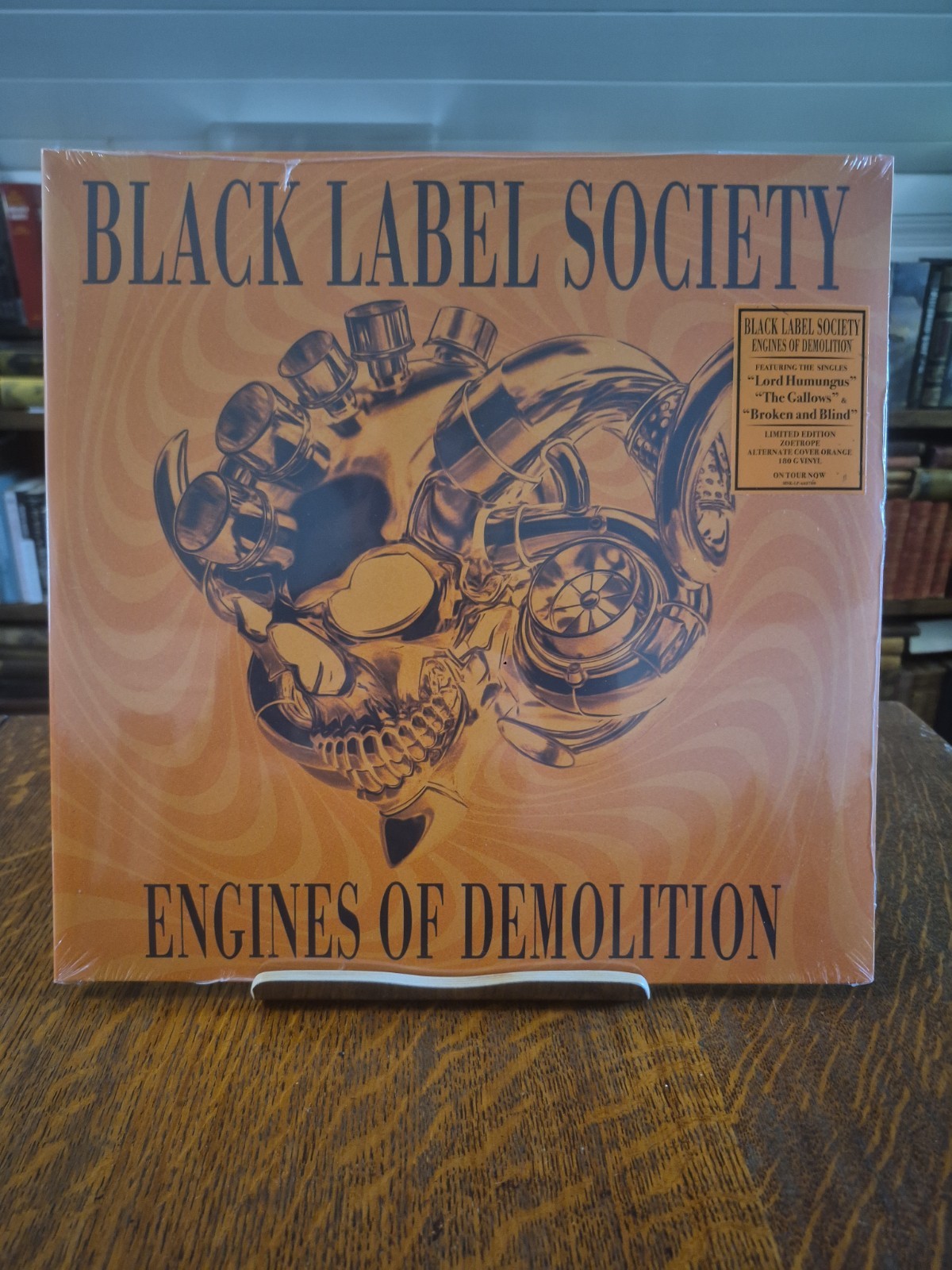 Black Label Society Engines of Demolition Orange Zoetrope Vinyl Ltd 500 SEALED