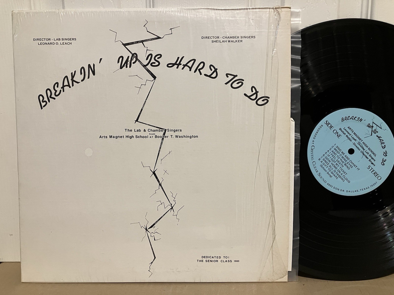 DALLAS ARTS MAGNET Vinyl LP Booker T Breakin’ Up Is Hard To Do Lab Chamber Sings
