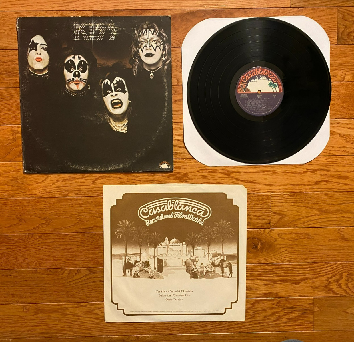 Kiss – Self Titled LP Casablanca NBLP 7001 1976 Pressing