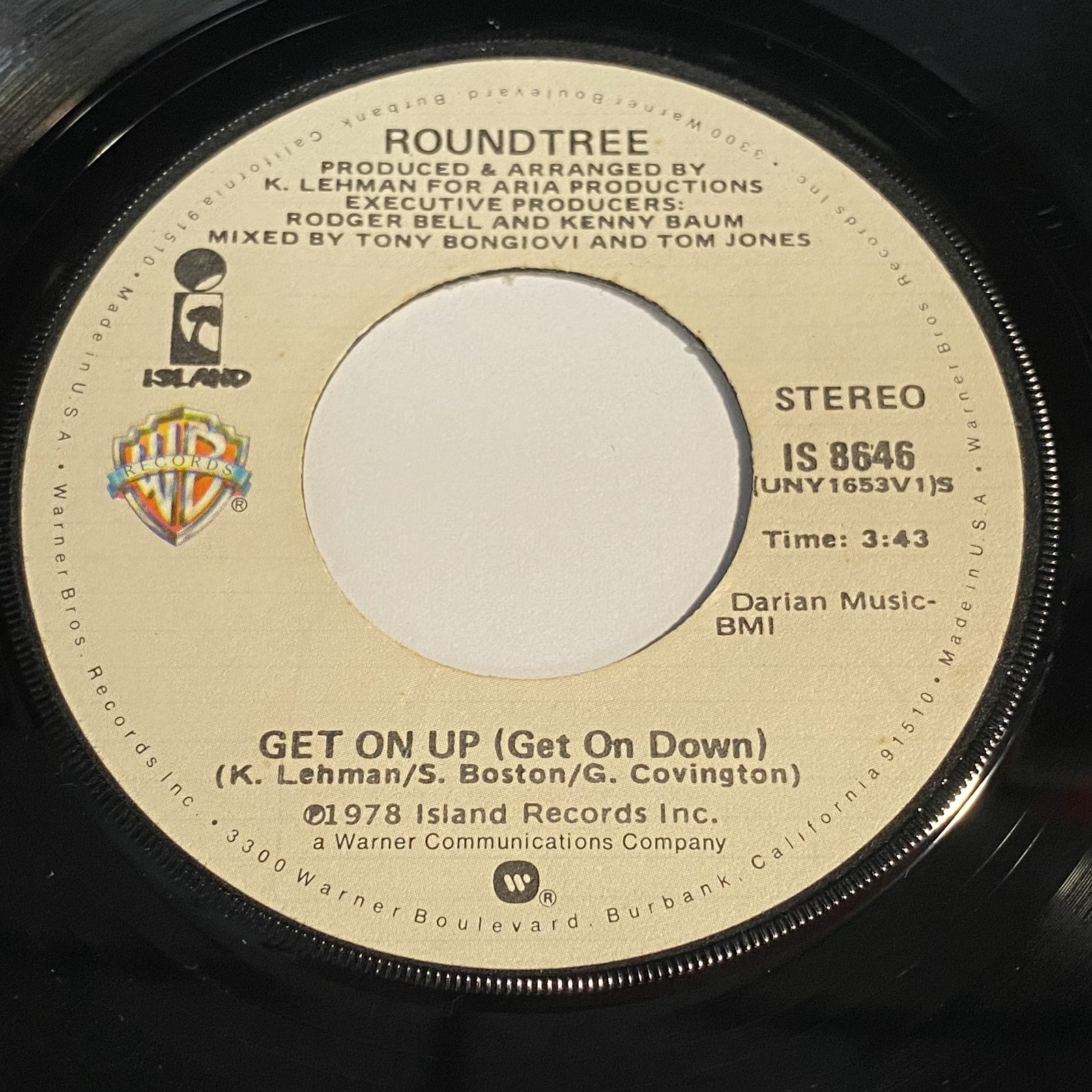 Roundtree: Get On Up (Get On Down) / Manhattan 45 – Disco Funk
