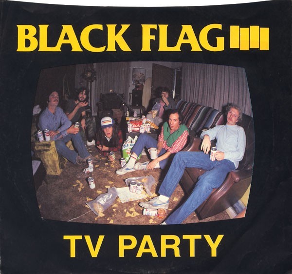 BLACK FLAG TV Party 7″ Ep HARDCORE Punk Rock GREEN MARBLE VINYL Reissue SEALED