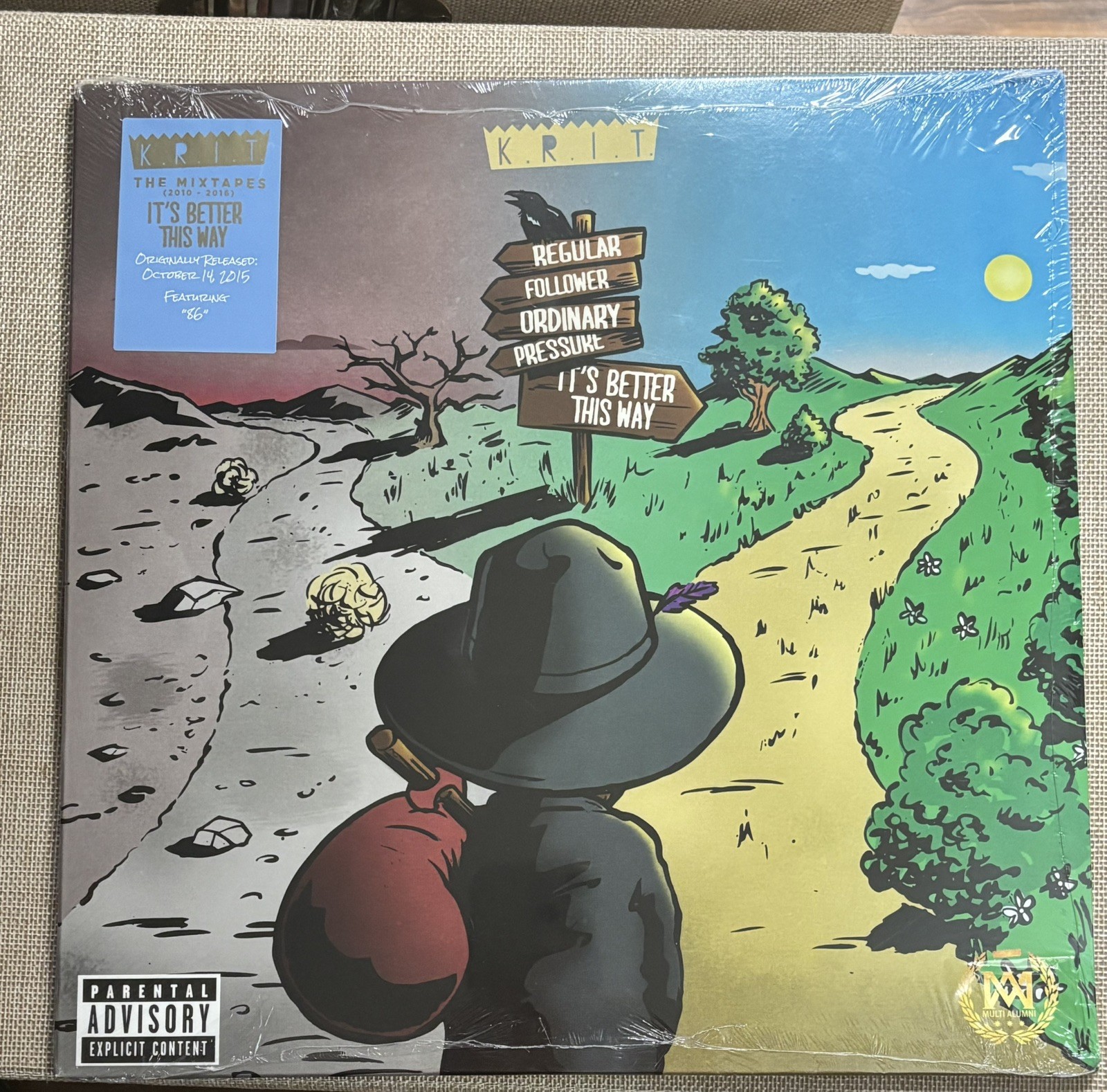 Big K.R.I.T. – It’s Better This Way – Blue Vinyl Record 2LP. Sealed