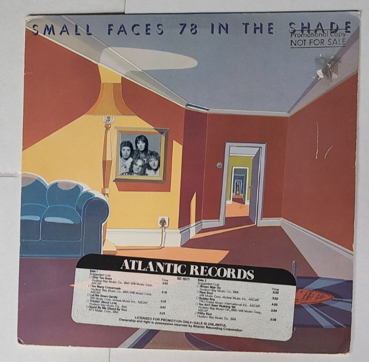 SMALL FACES – 78 In The Shade – 1978 (NM) PROMO LP – (Blues Rock) – #SD 19171