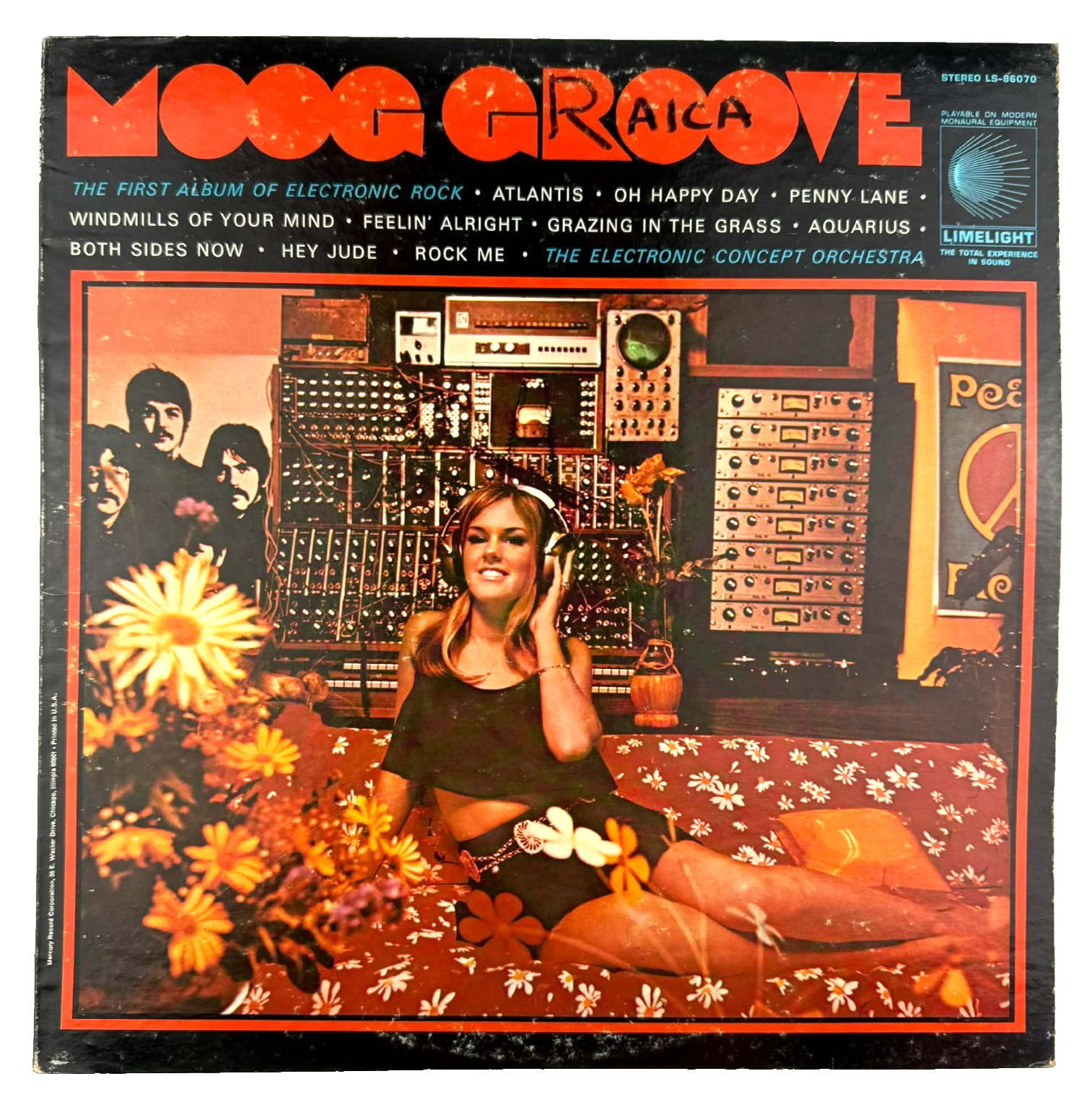 The Electronic Concept Orchestra Moog Groove vinyl record LP 60s Classic Rock