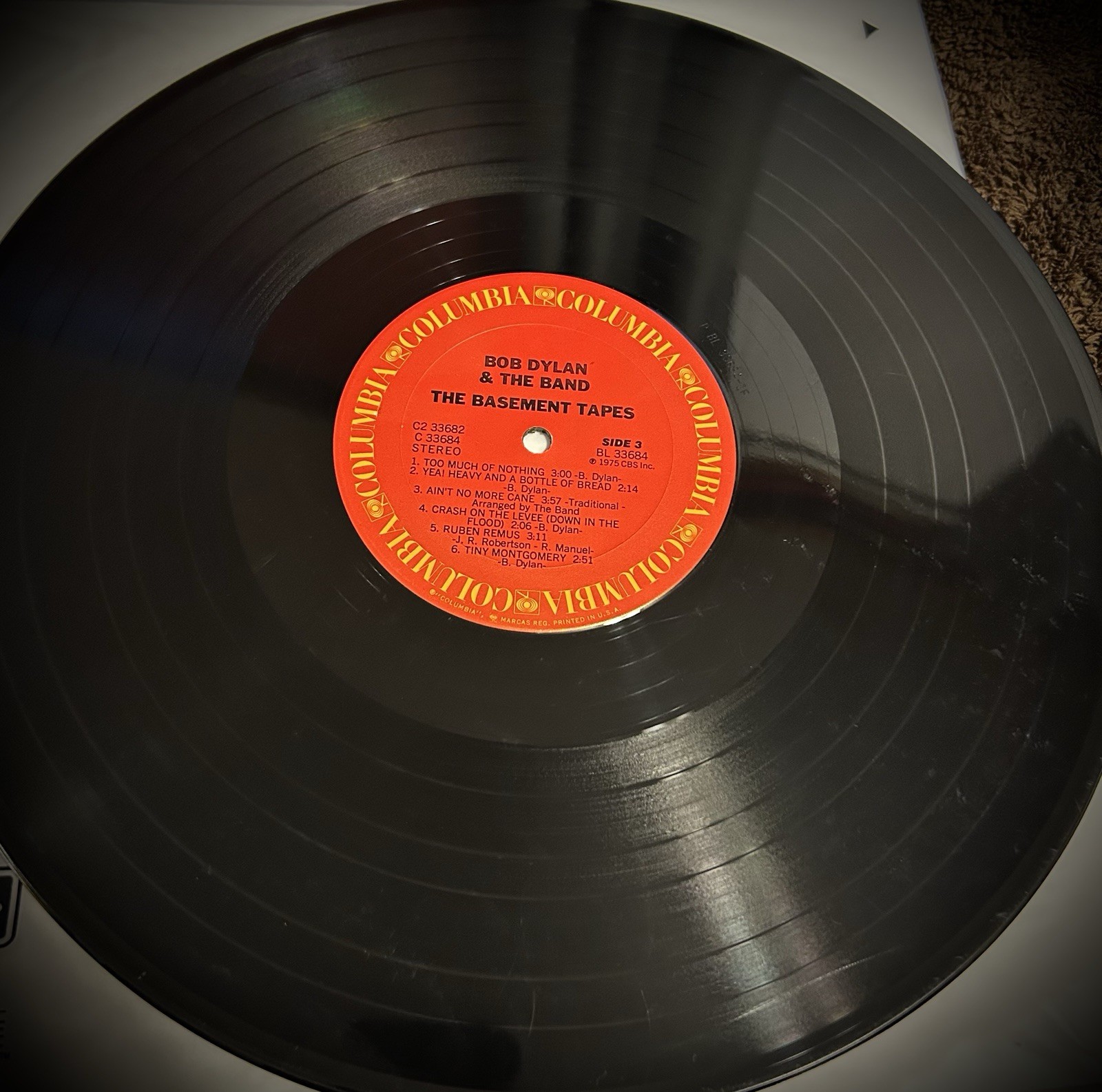 Dylan & The Dead LP (2018) Dylan & The Band: The Basement Tapes LP (1975) Vinyl