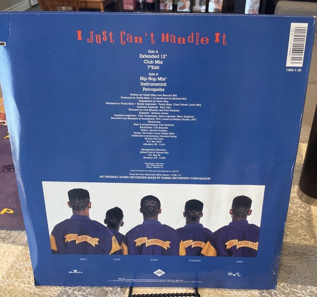 Lot of 8 80’s 90’s R&B 12″ Vinyl Records Boyz 2 Men Hev D TLC Creep