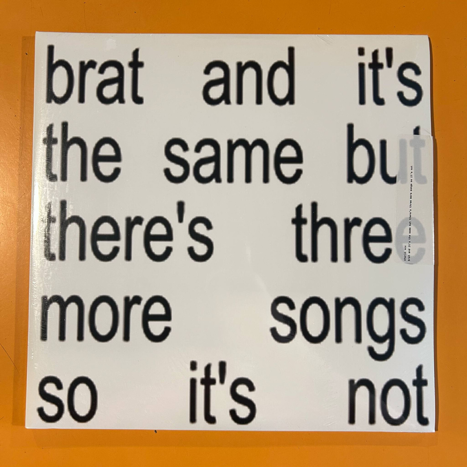 Charli XCX – Brat And It’s The Same But There’s 3+ Songs (12″ Vinyl LP) SEALED**
