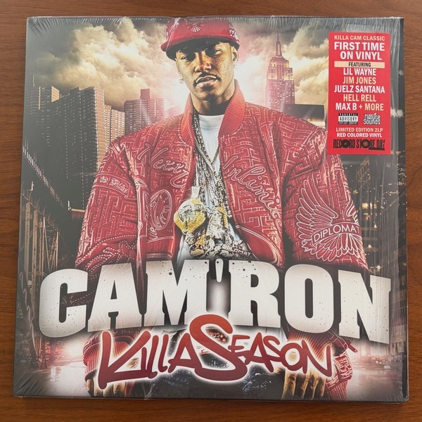 CAM’RON ” KILLA SEASON ” SEALED EURO LP ** RED COLOURED VINYLS ** RSD