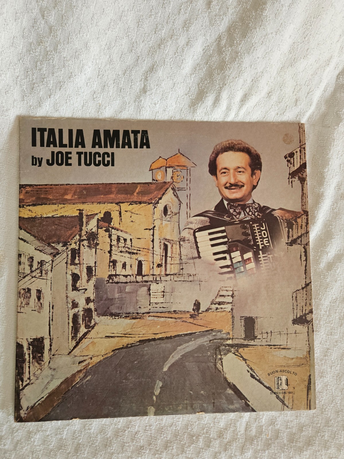 Italia Amata (Beloved Italy) by Joe Tucci LP Record Accordion Music